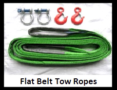 flat belt tow ropes